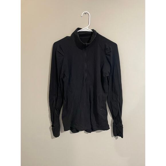 Lululemon Extra Mile 1/2 Zip in Black - Picture 2 of 10